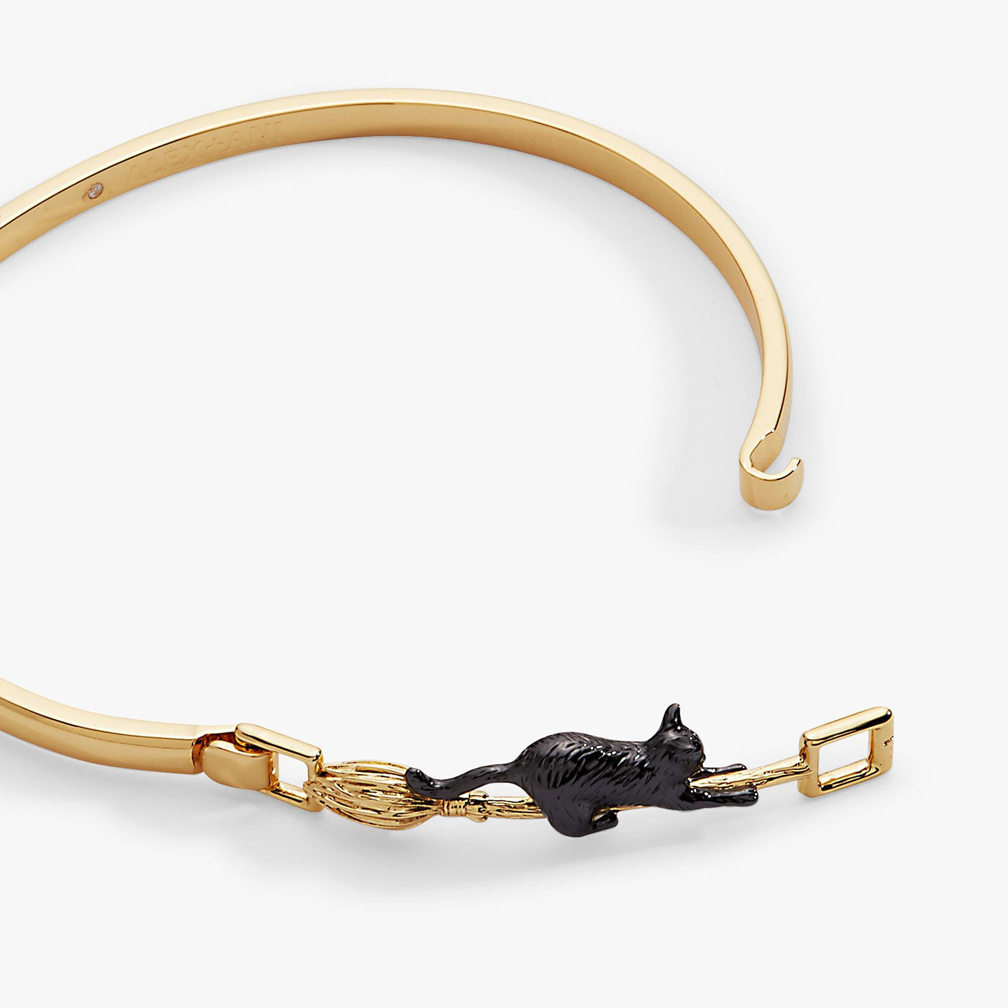 Alex And Ani Celestial Cat Tension Bangle closeup view image number 2