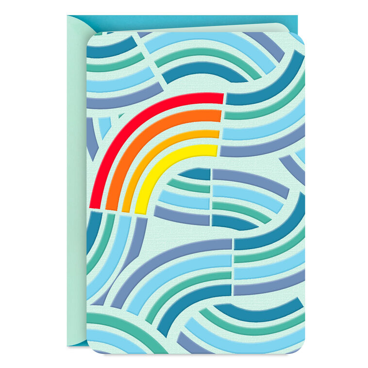 Rainbow Arches Blank Card Card Front image number 1