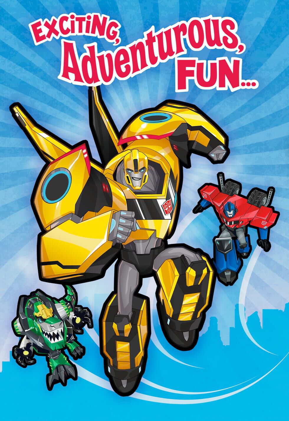Transformers Exciting, Adventurous, Fun Birthday Card