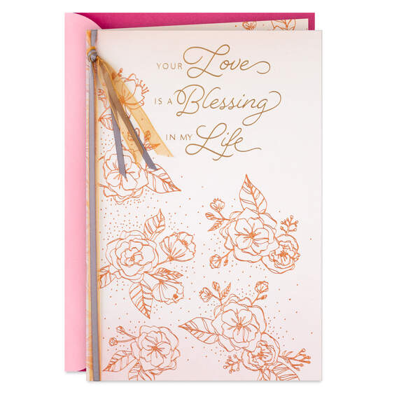Your Love Is a Blessing Romantic Birthday Card, , large image number 1