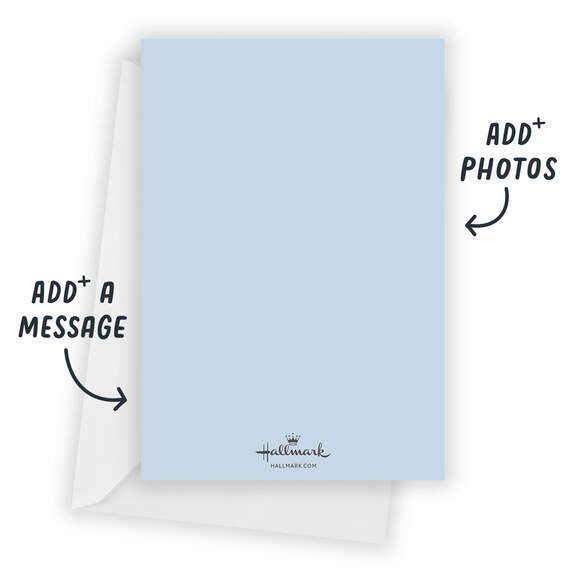 White Frame Happy Flat Holiday Photo Card, , large image number 3