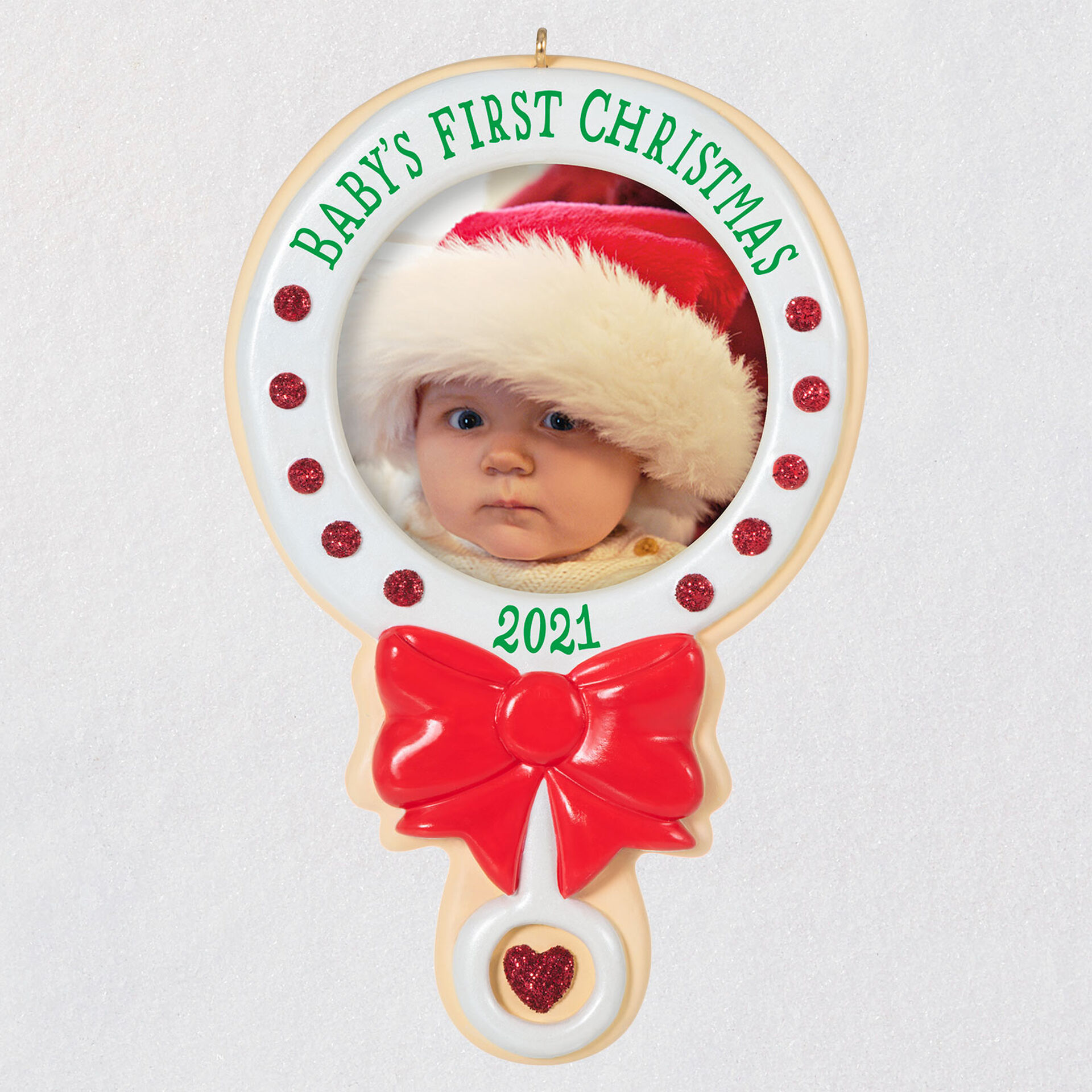 Hallmark Baby'S First Christmas 2021 Baby S First Christmas 2021 Photo Frame Ornament Keepsake Ornaments Hallmark