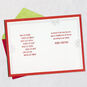 Red and Green Snowflakes Son Christmas Card Open card with envelope image number 4