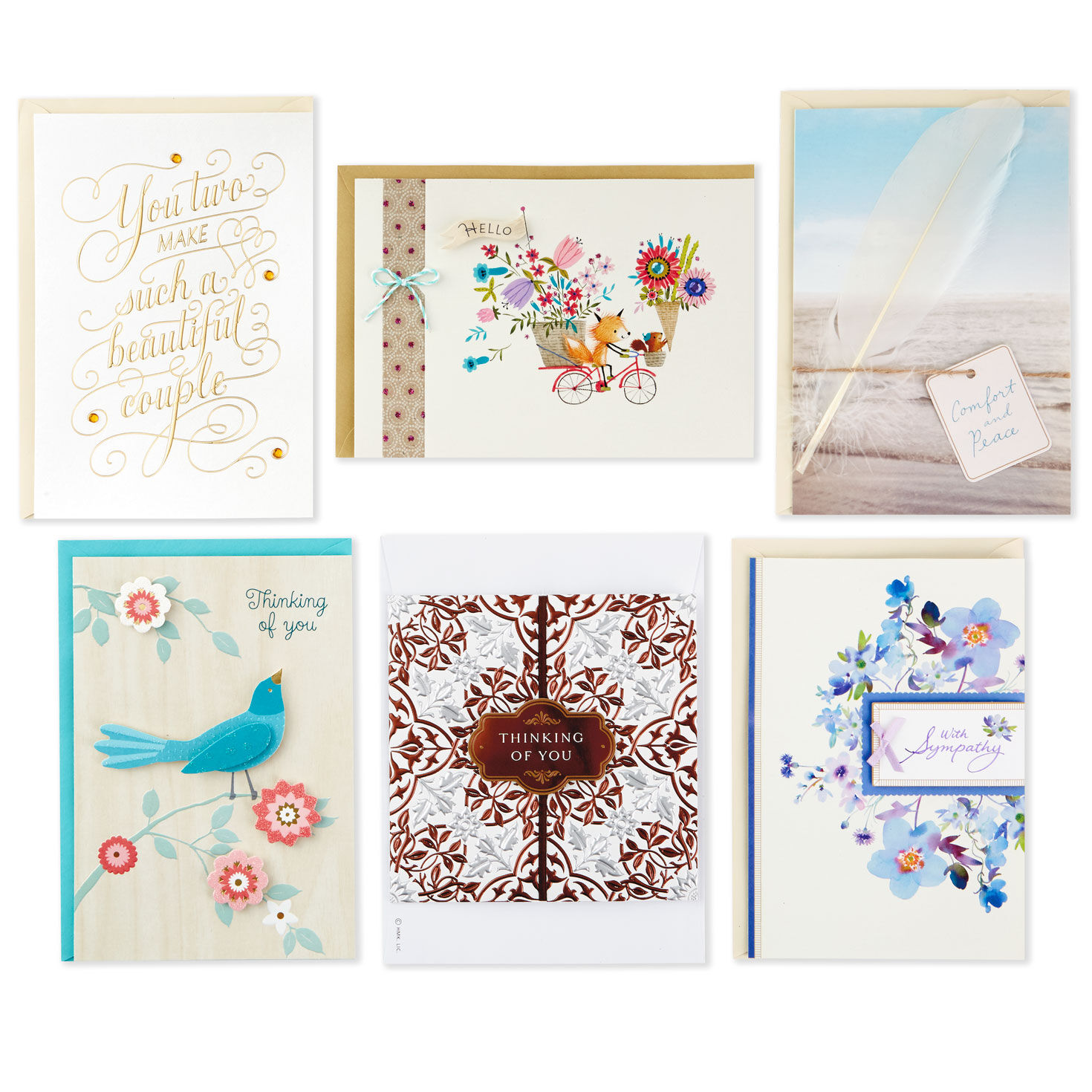 Assorted Cards for All Occasions in Floral Organizer Box, Box of 24, , large image number 6