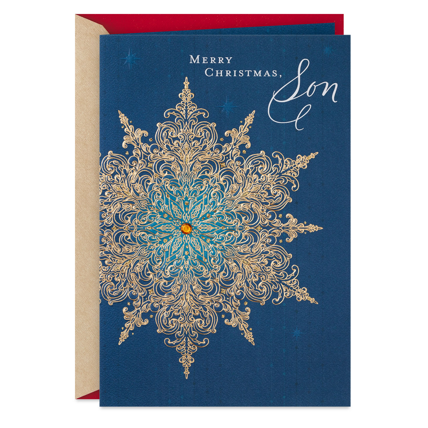 Wishes and Love for You Christmas Card for Son