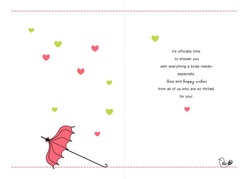 Something Frilly, Something Silly Bridal Shower Card