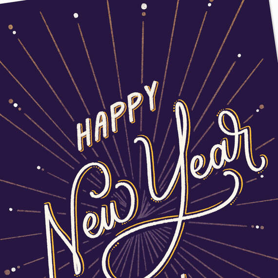 Starburst New Year Cards, Pack of 6, , large image number 3
