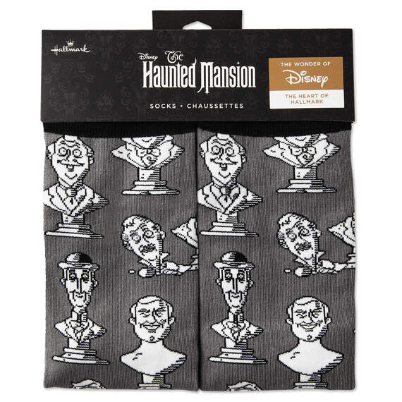 Disney The Haunted Mansion Graveyard Busts Novelty Crew Socks, , large image number 2