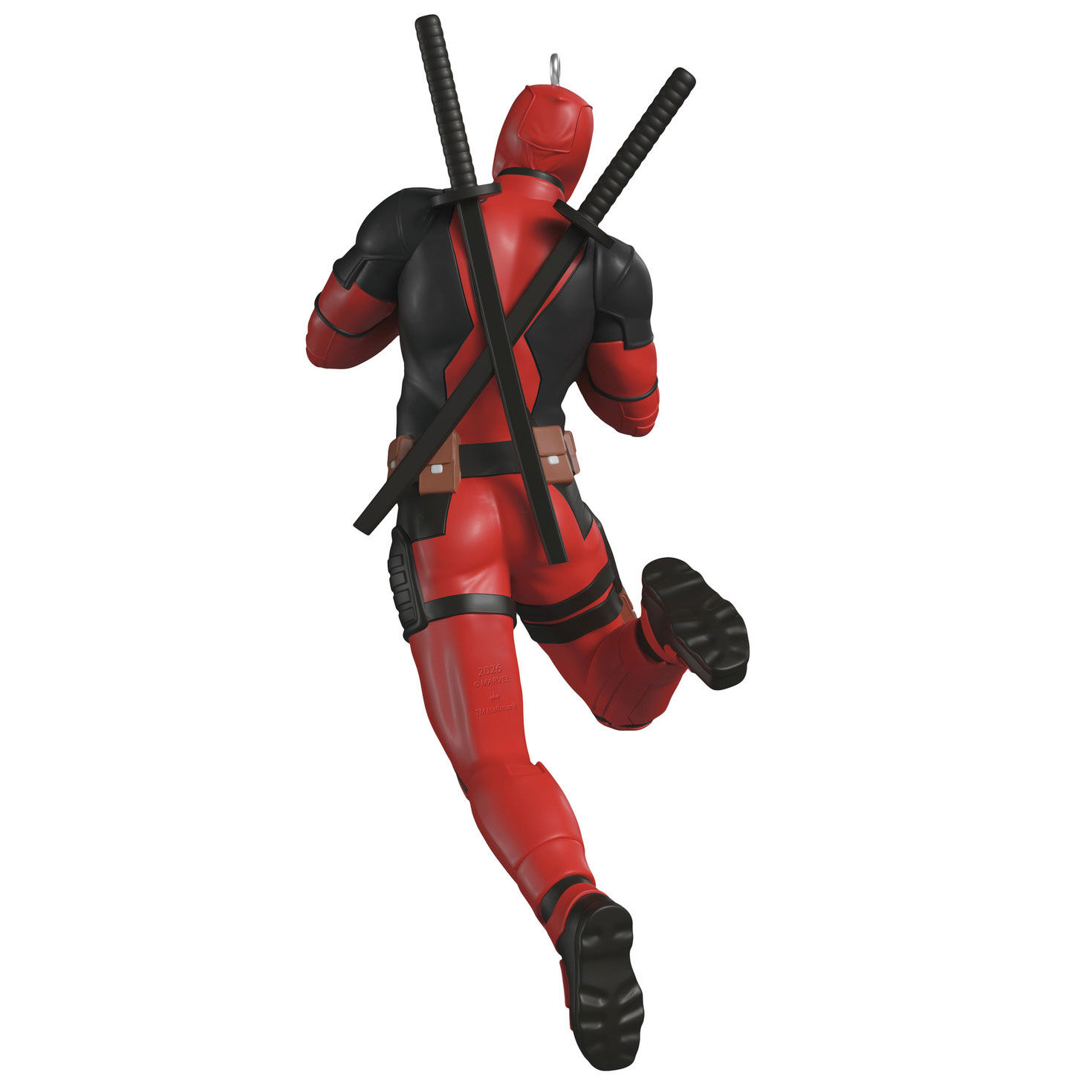 Deadpool Making Hand Heart Keepsake Ornament Back image number 6