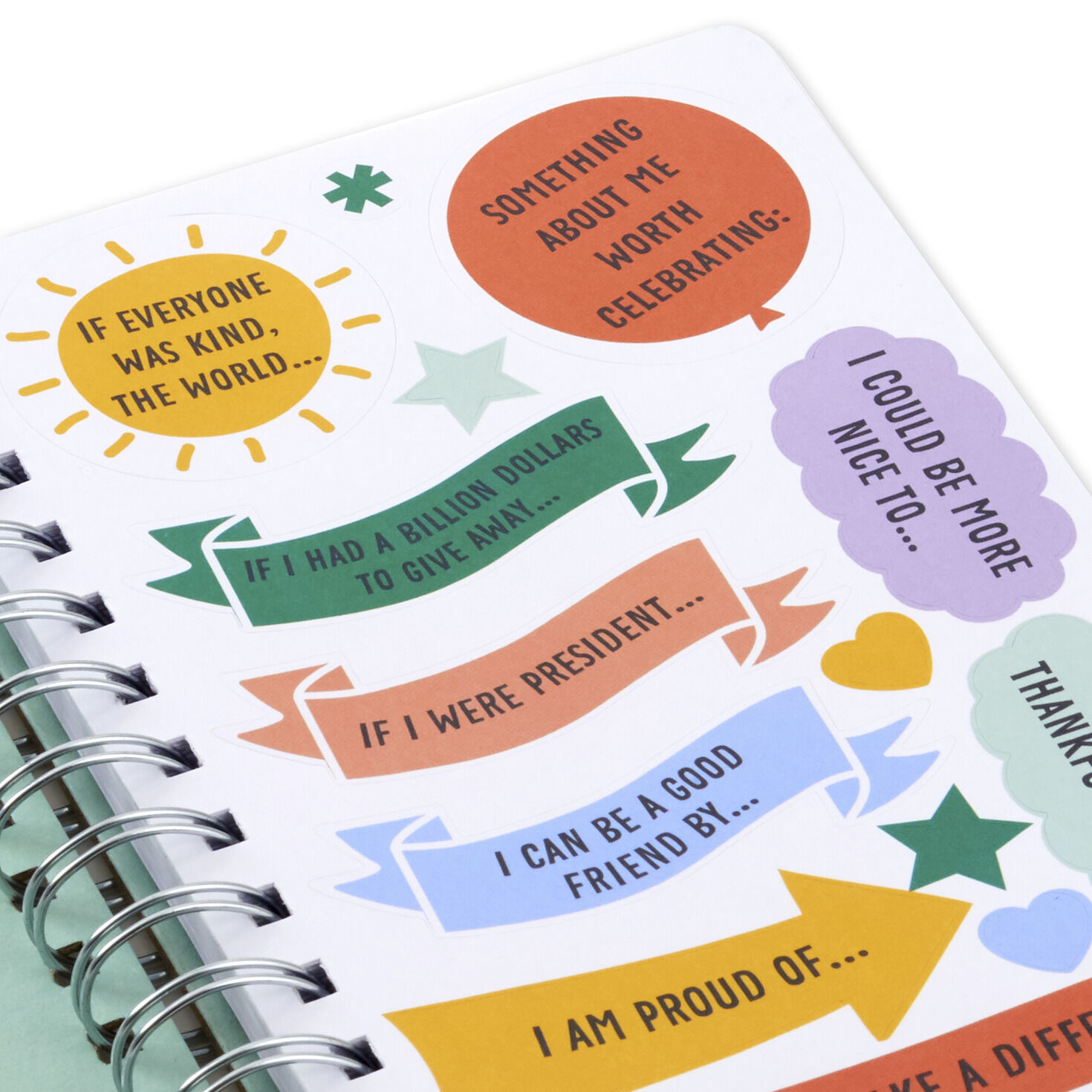 Little World Changers&trade; The Power of Being Me Prompted Journal With Stickers, , large image number 7