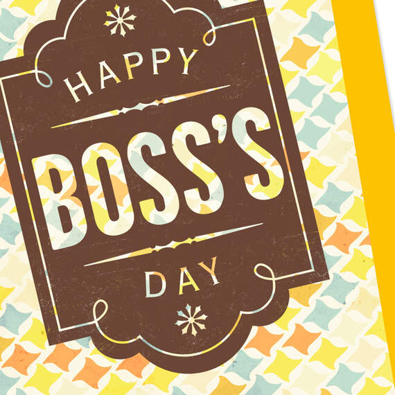 Celebrating and Honoring You Boss's Day Card, , large image number 4