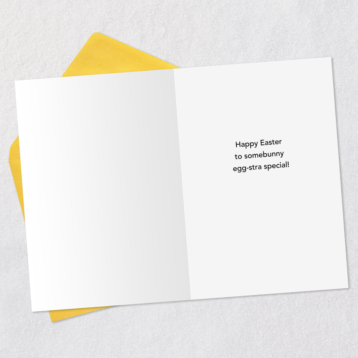 Easter Bunny Egg Easter Card Open card with envelope image number 3