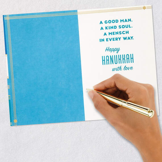 A Good Man and Kind Soul Hanukkah Card for Grandson, , large image number 6