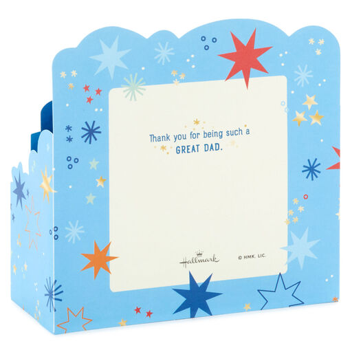 You're a Great Dad 3D Pop-Up Father's Day Card for Dad, 