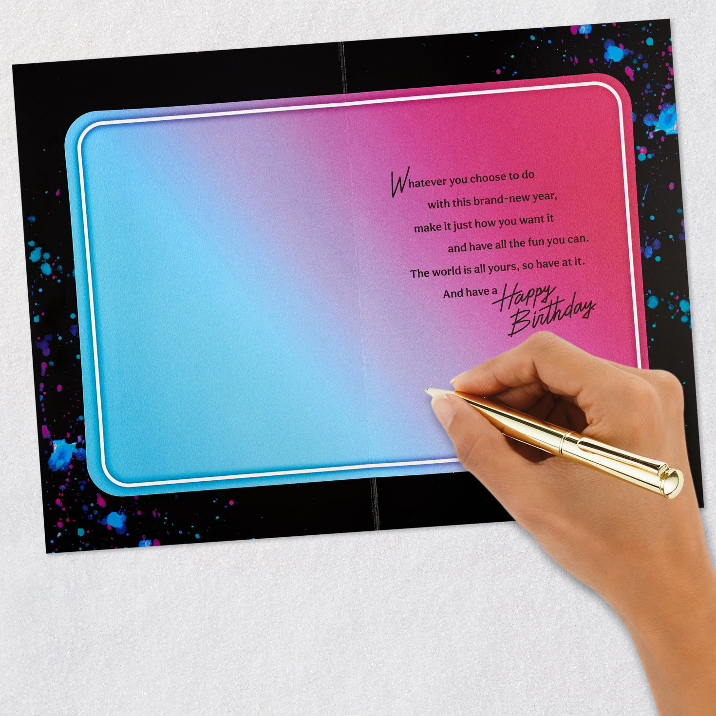 The World Is All Yours 18th Birthday Card, , large image number 6