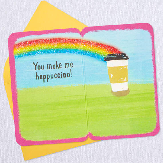 3.25" Mini You Make Me Happuccino Card, , large image number 4