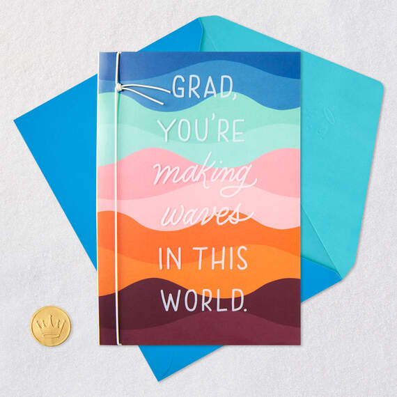 You're Making Waves That Inspire Graduation Card, , large image number 5