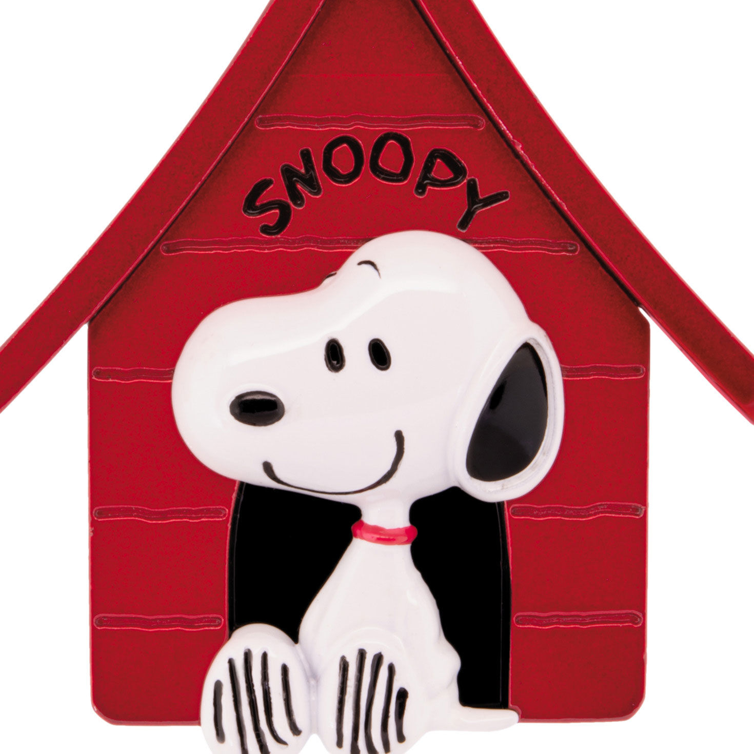 Snoopy With Doghouse Christmas Ornament upclose view image number 5