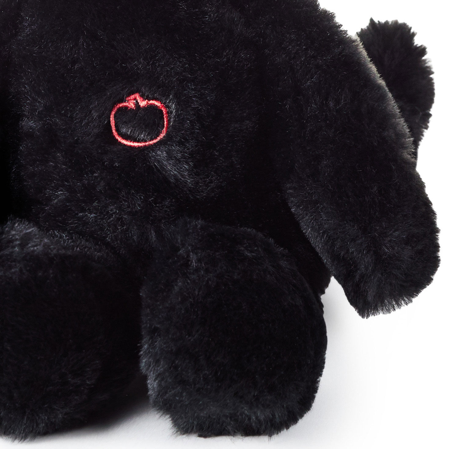 Black Cat Halloween Plush upclose detail image number 4