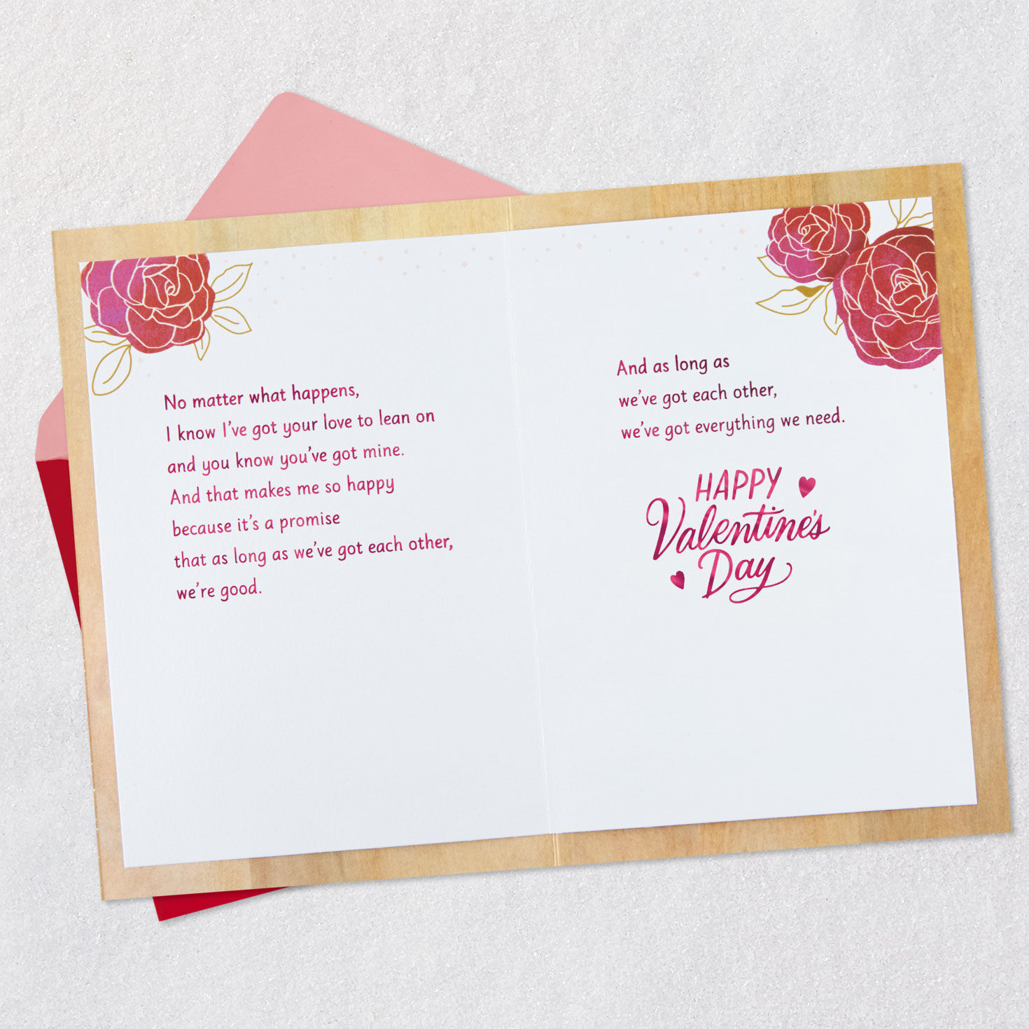 Two Cups of Coffee Valentine's Day Card for Wife Open card with envelope image number 4