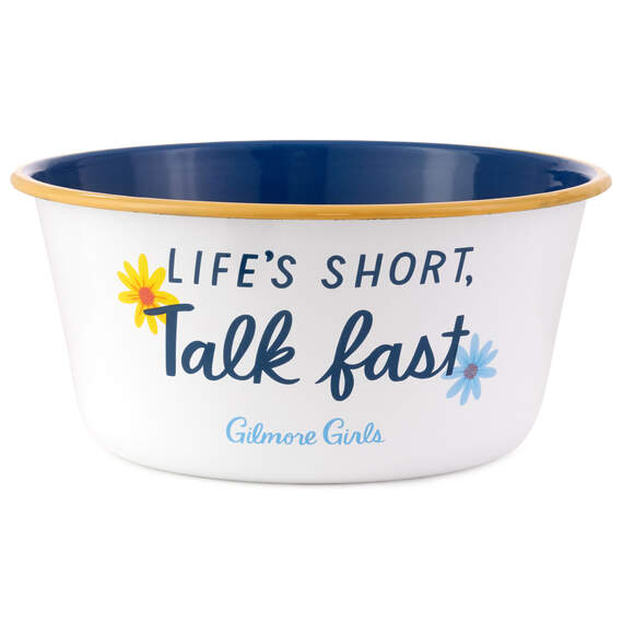 Gilmore Girls Life's Short, Talk Fast Popcorn Bowl, , large image number 1