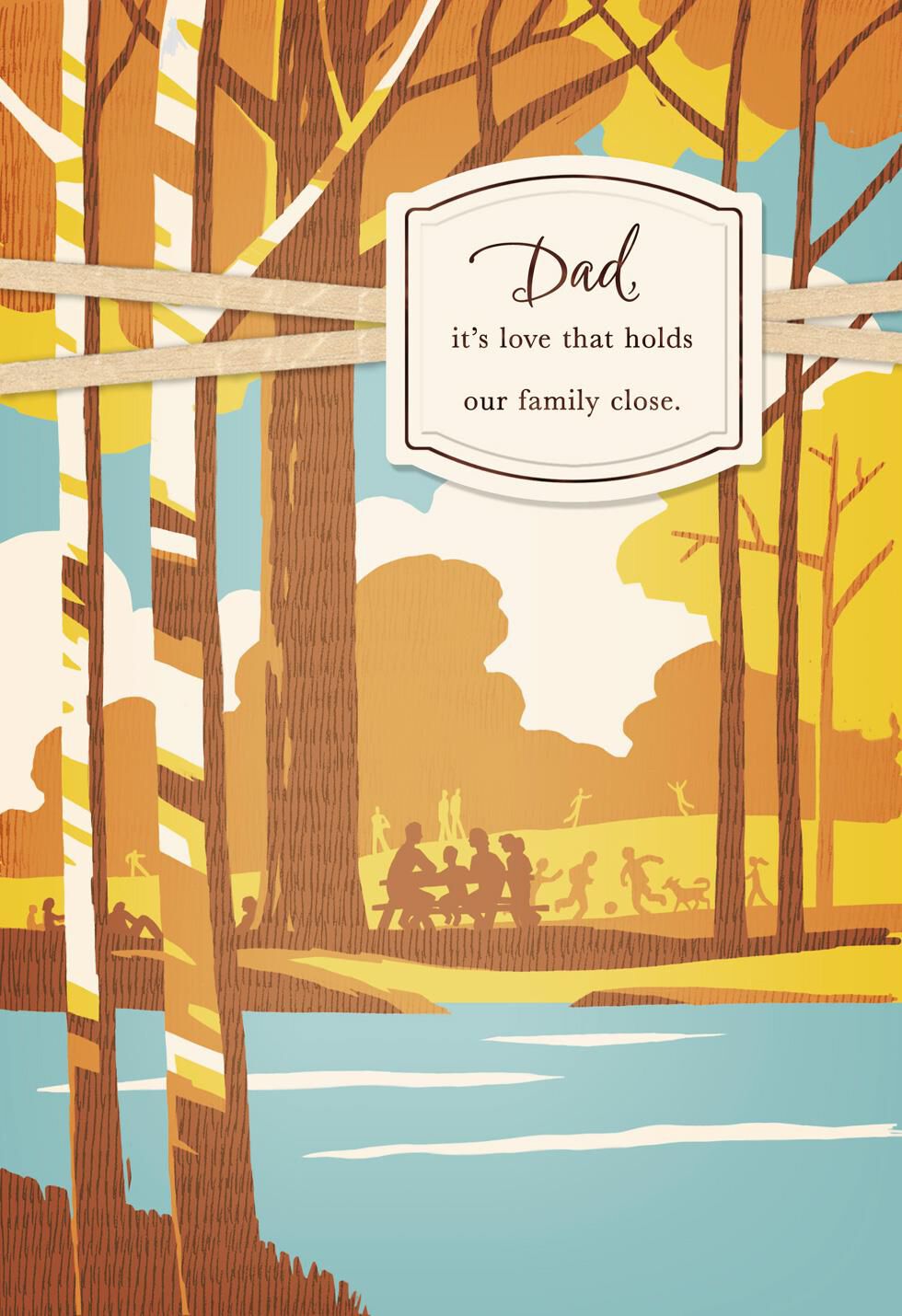 Picnic in the Park Birthday Card for Dad
