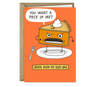 You Want a Piece of Me Pie Funny Thanksgiving Card, , large image number 1