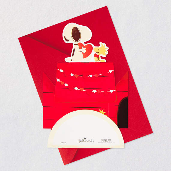 Peanuts® Snoopy and Woodstock Loved 3D Pop-Up Valentine's Day Card, , large image number 8