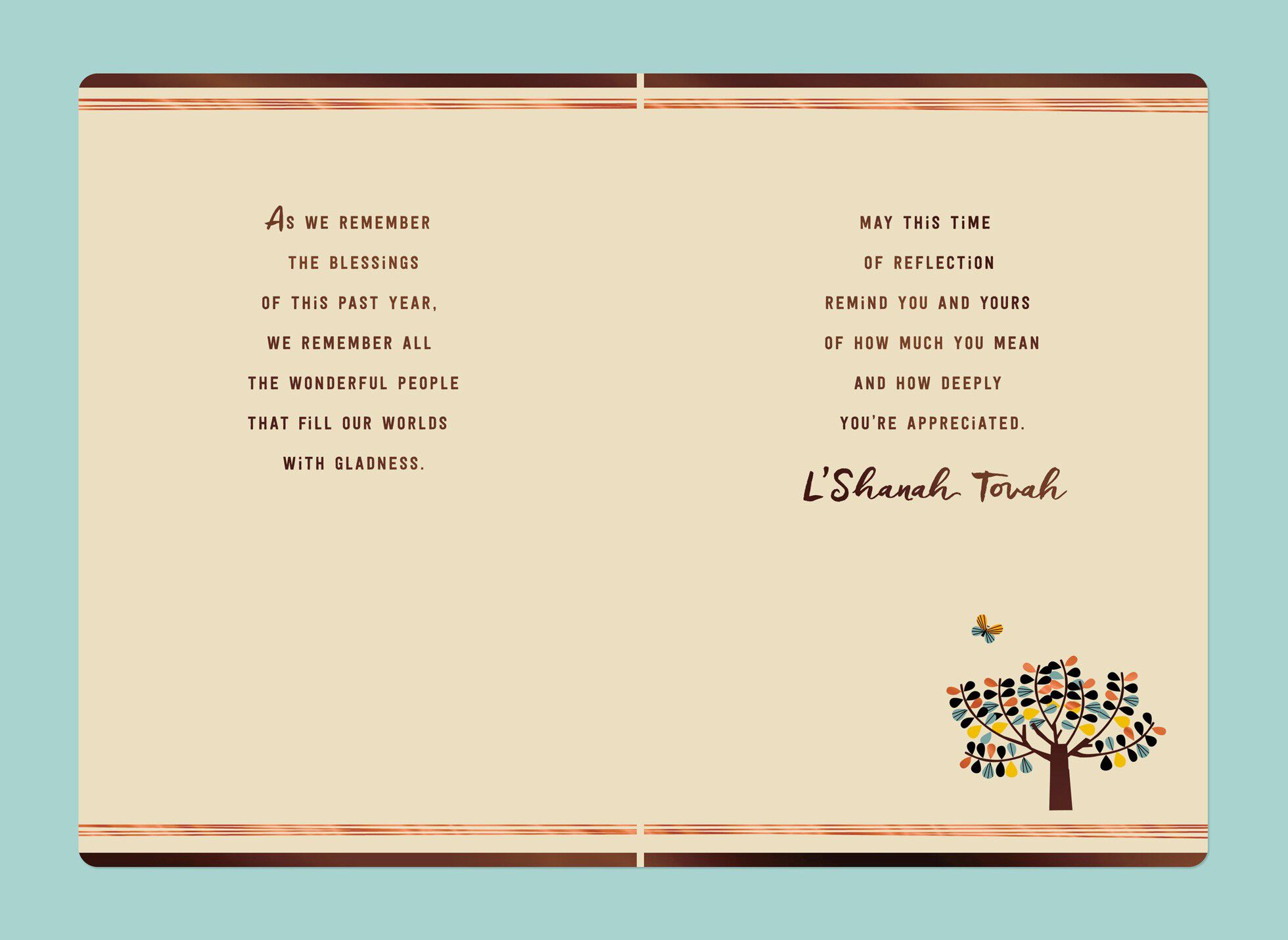 Health Happiness Sweetness Rosh Hashanah Card