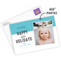 Personalized Blue and White Holiday Photo Card, , large image number 2