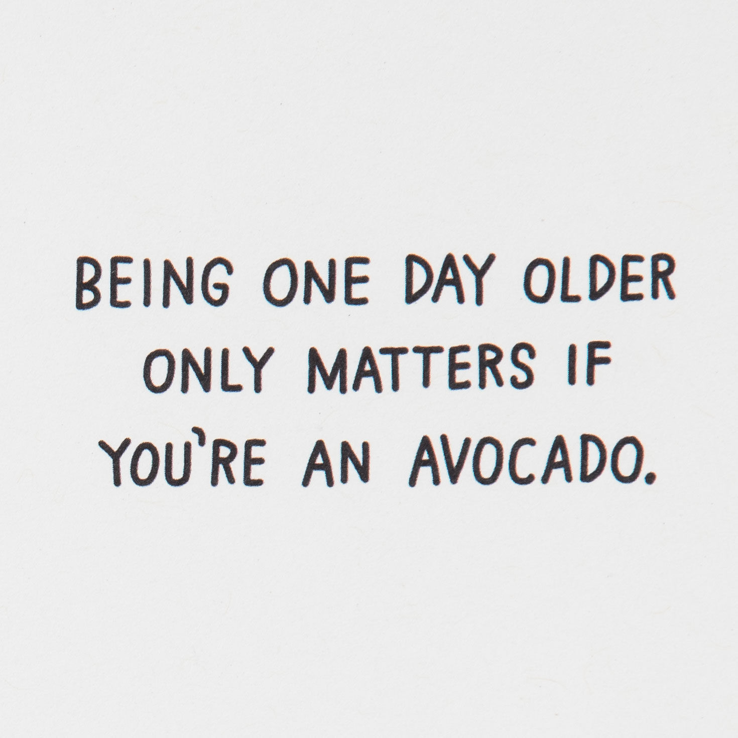 Ripe Avocados Funny Birthday Card Sentiment image number 2