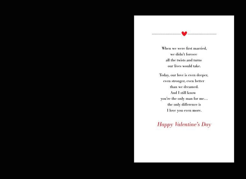 Love Foil Hearts Husband Valentine's Day Card