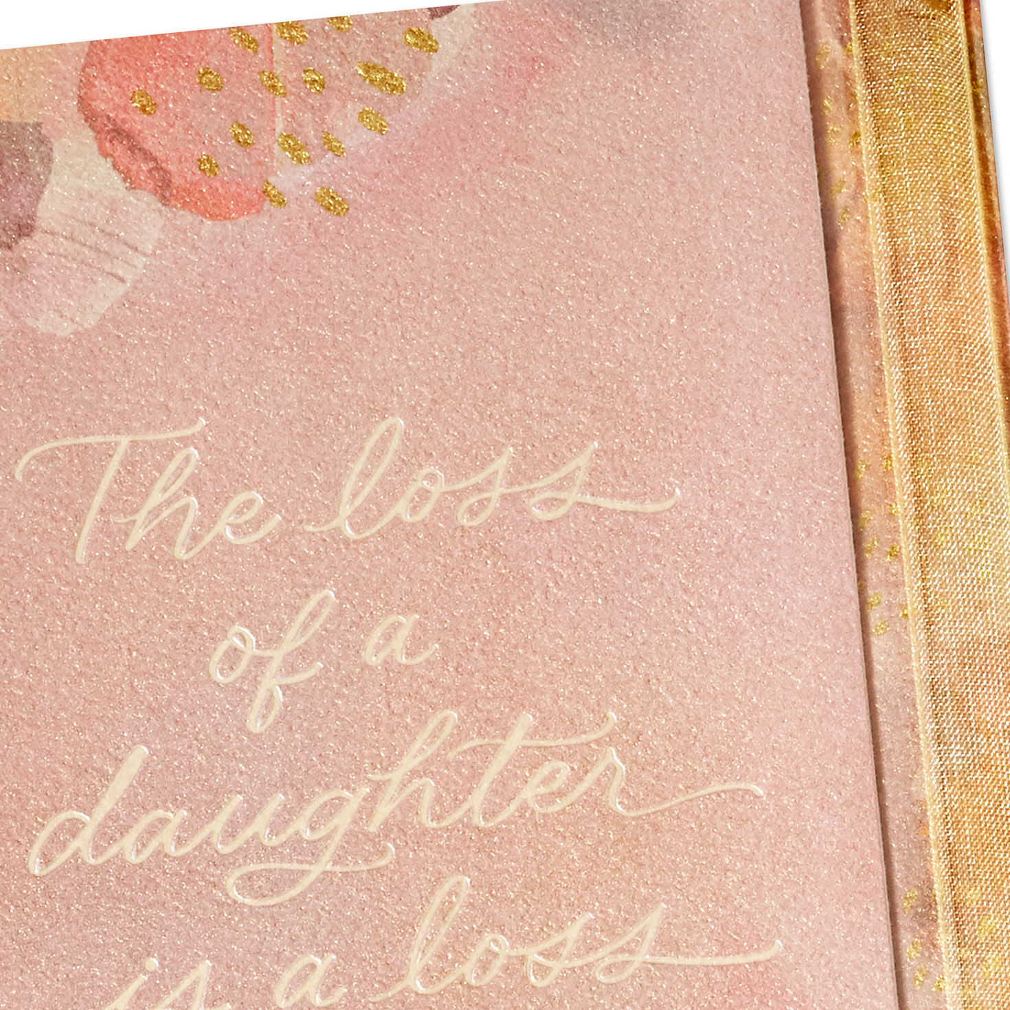 Flowers Daughter Sympathy Card Card Front Detail image number 5