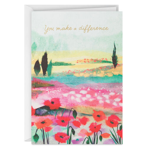 ArtLifting You Make a Difference Thank-You Card, 