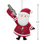 Tampa Bay Buccaneers Santa Fan Christmas Ornament measurement image number 3