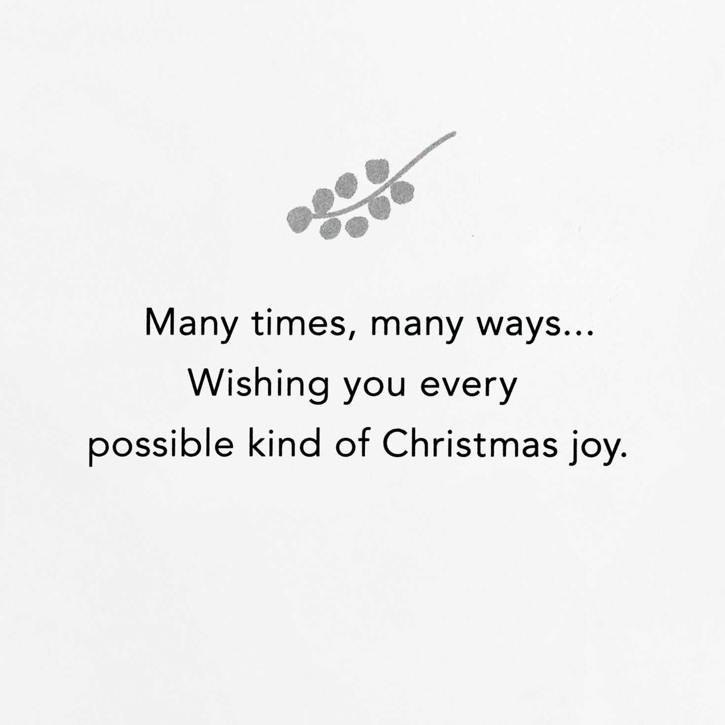 Artistic Tree Boxed Christmas Card Pack sentiment image number 4