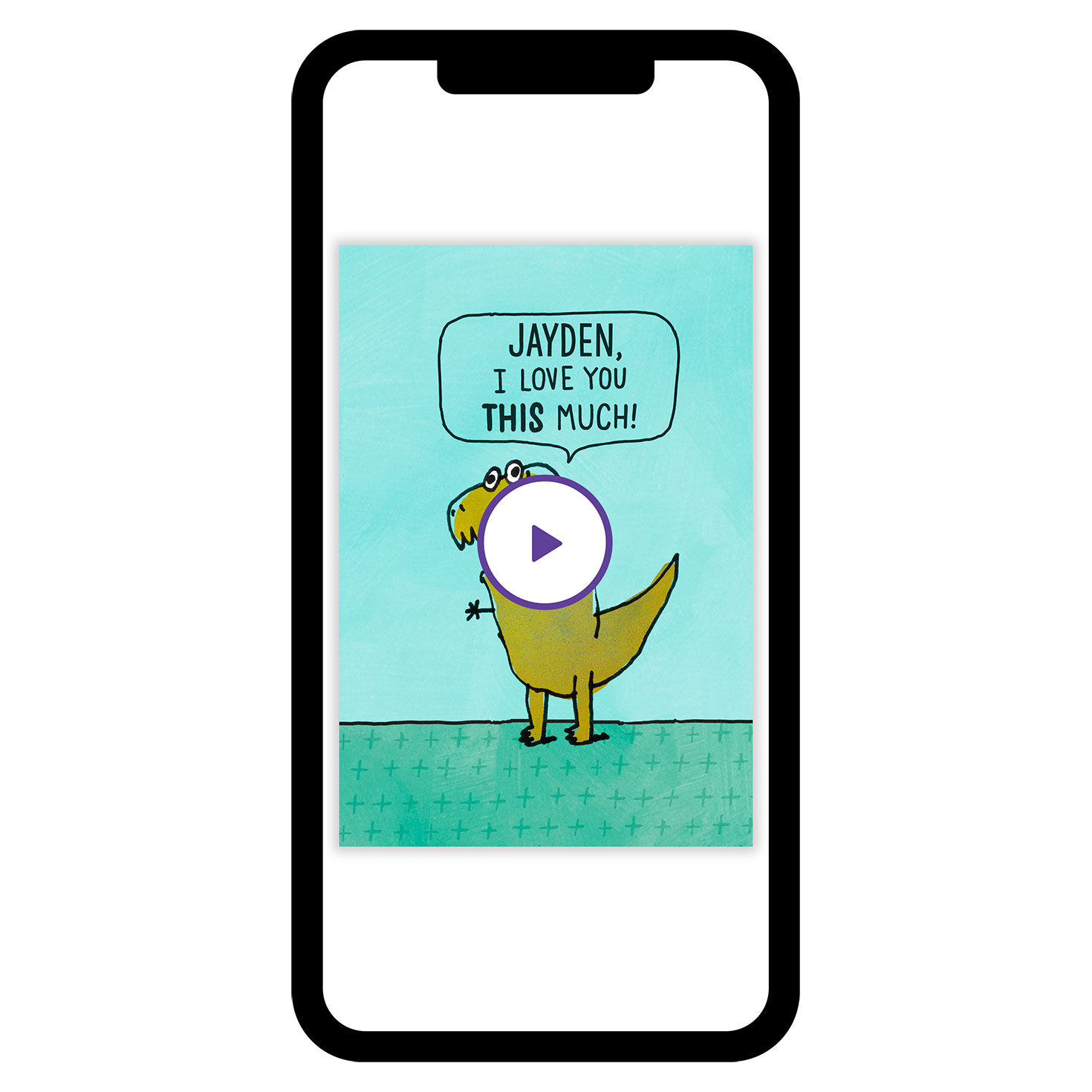 T-Rex Hug Funny Love eCard