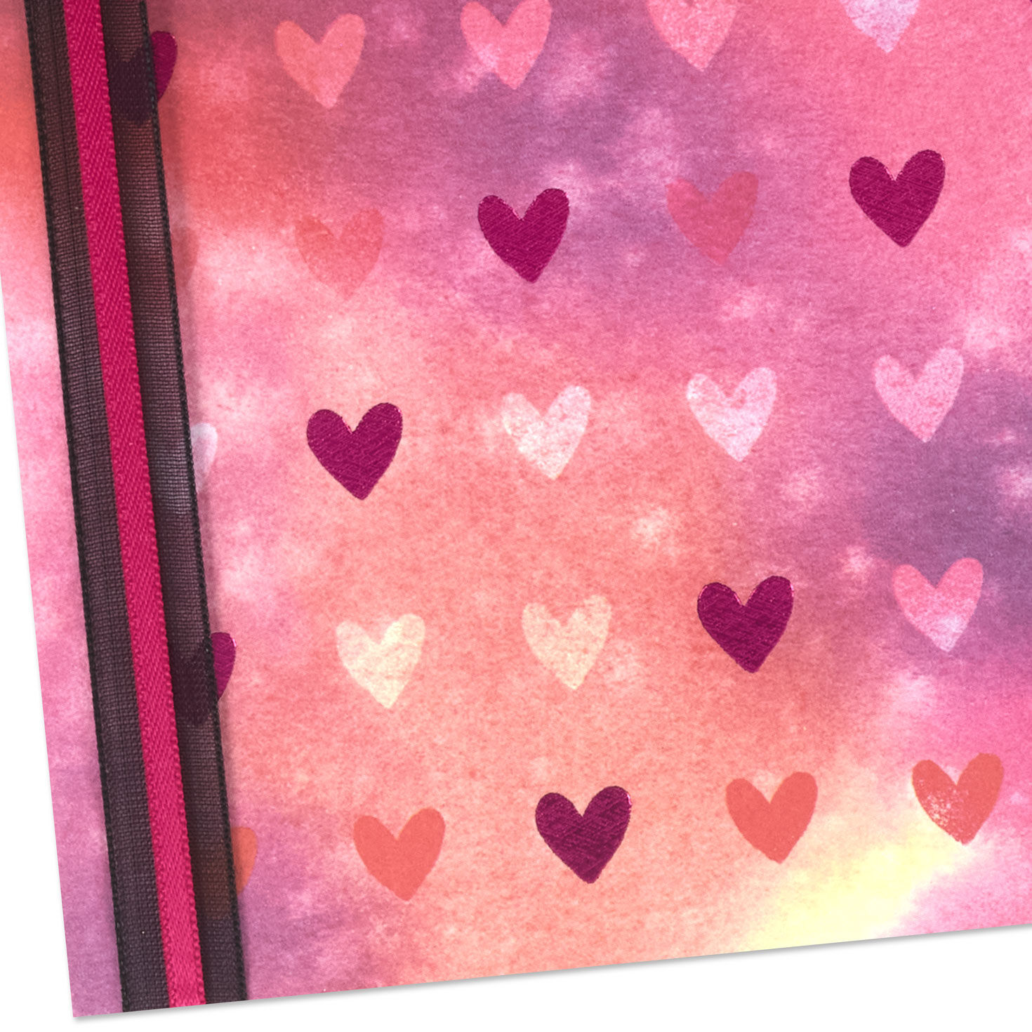 Pink, Purple and Orange Watercolor Valentine's Day Card Card Front Detail image number 5