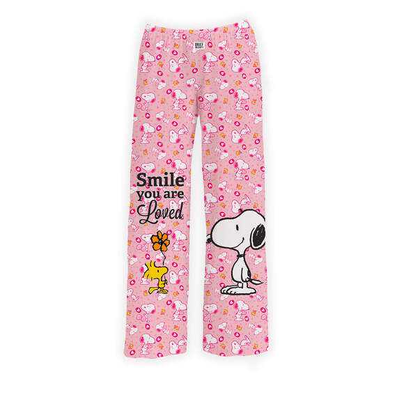Brief Insanity Snoopy Smile Pink Lounge Pants