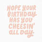 Cheesin' All Day Funny Birthday Card, , large image number 2