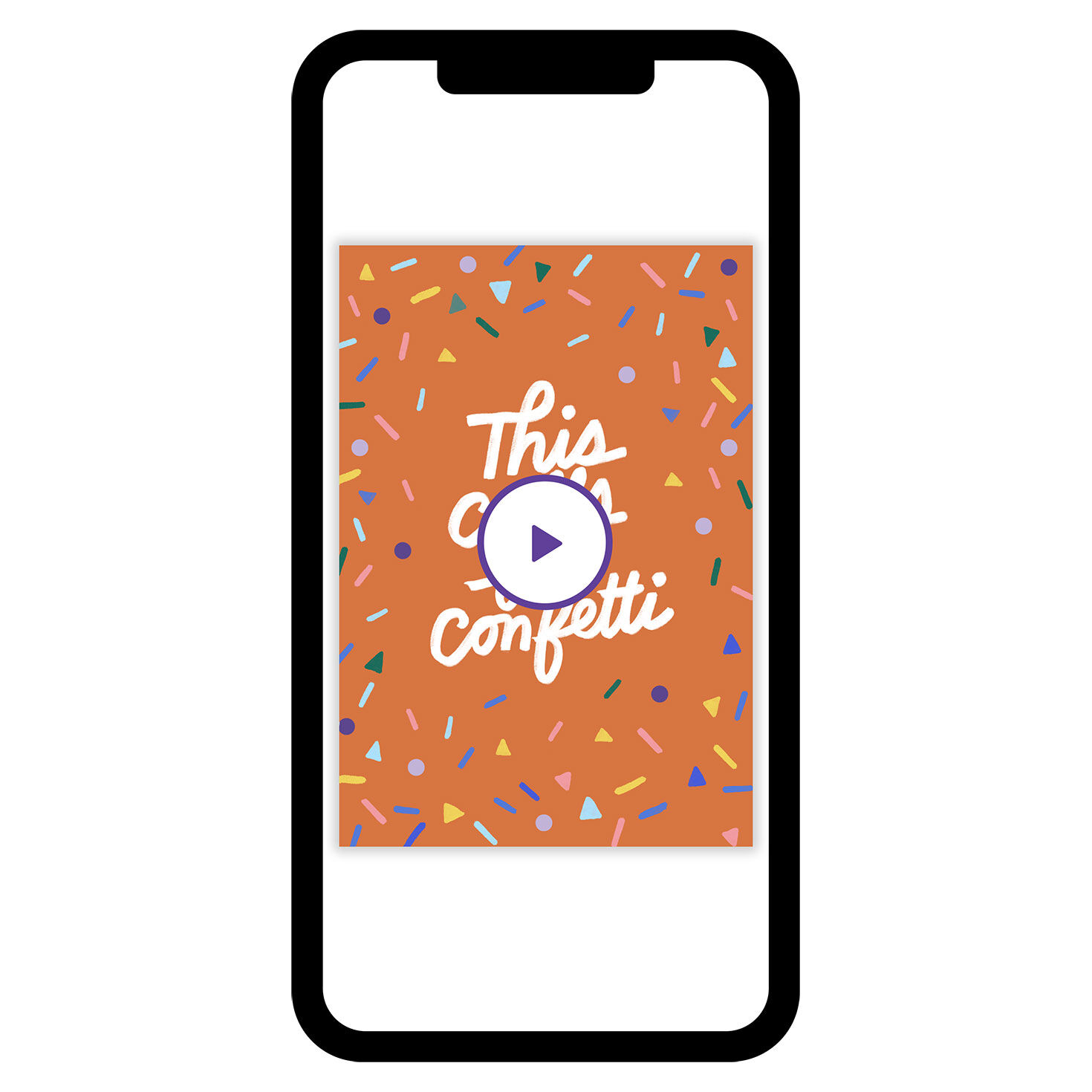 Fun Confetti Celebration eCard