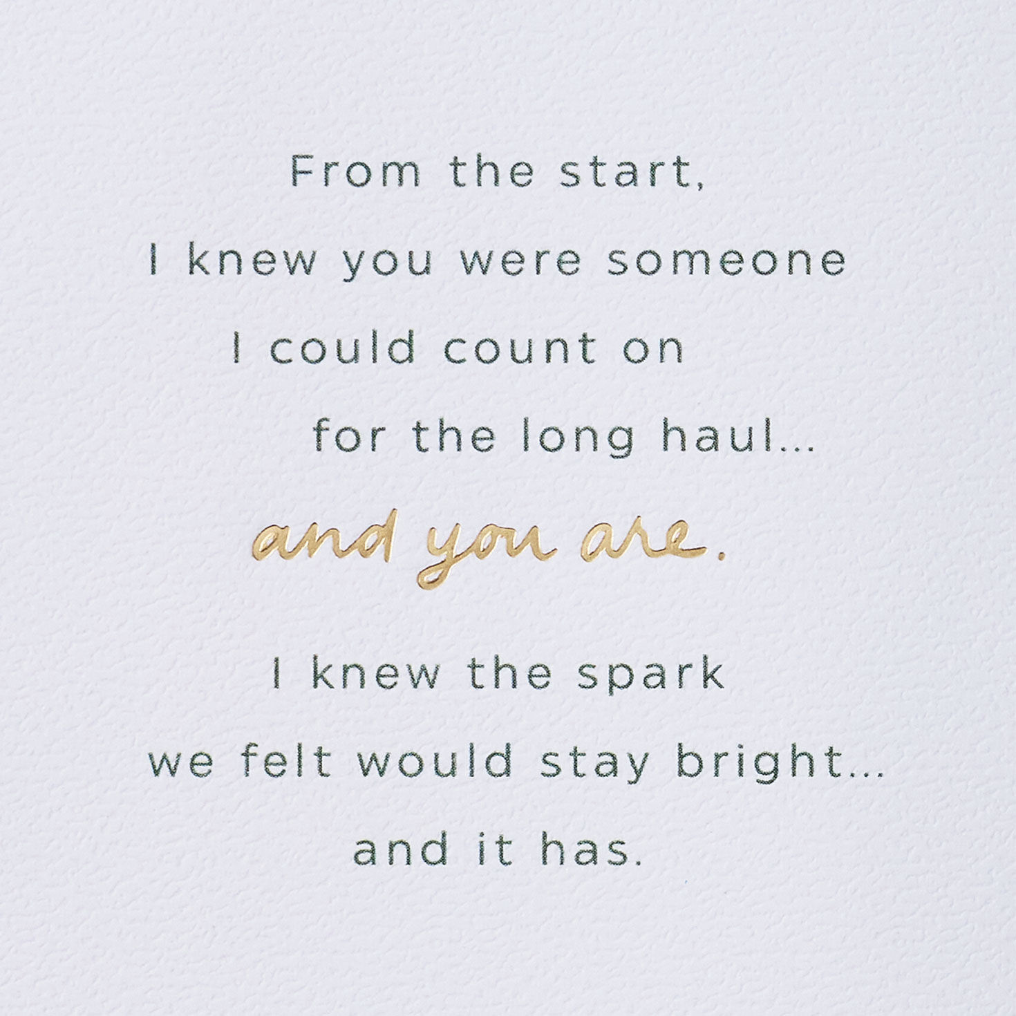 Two Hearts Romantic Anniversary Card for Spouse Sentiment image number 2