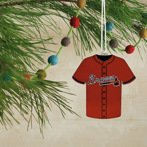 MLB Atlanta Braves™ Baseball Jersey Metal Hallmark Ornament, 