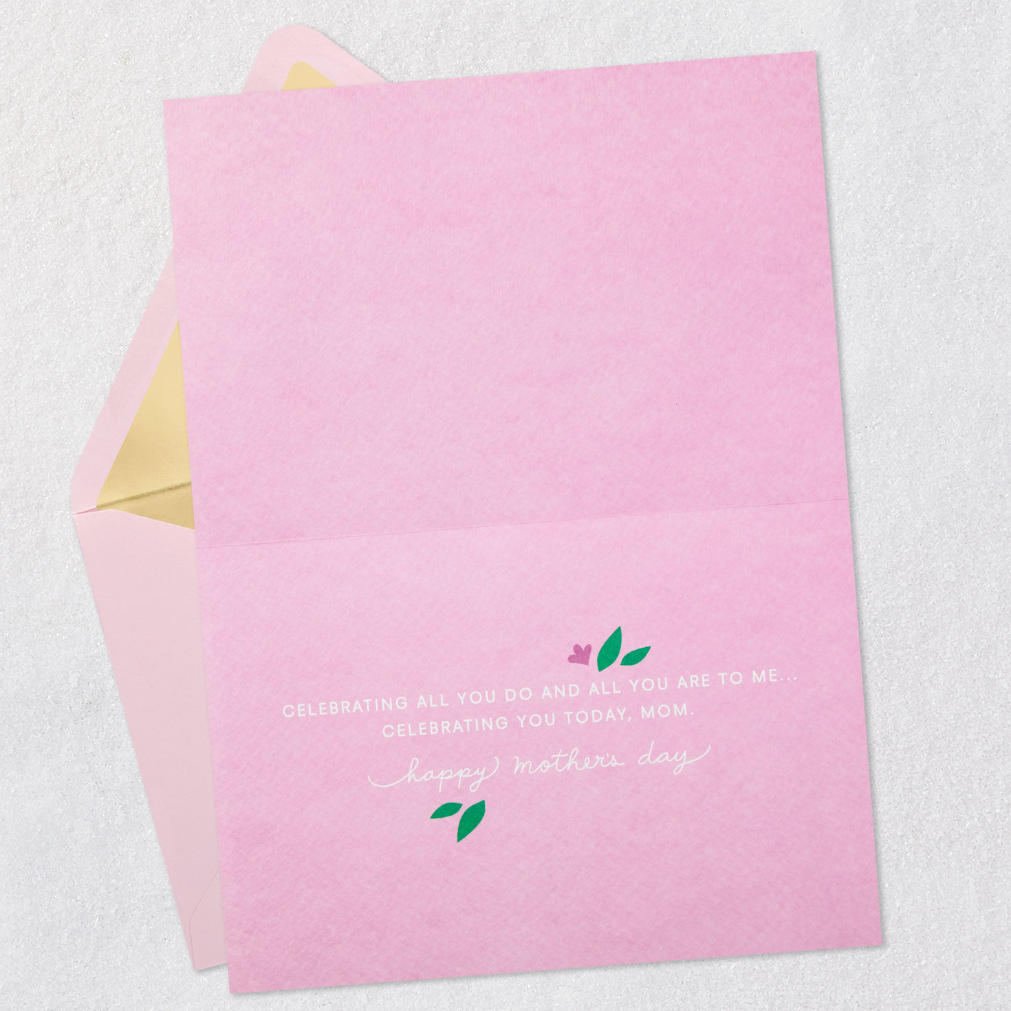 Quilled Paper Flowers Handmade Mother's Day Card for Mom Open card with envelope image number 3