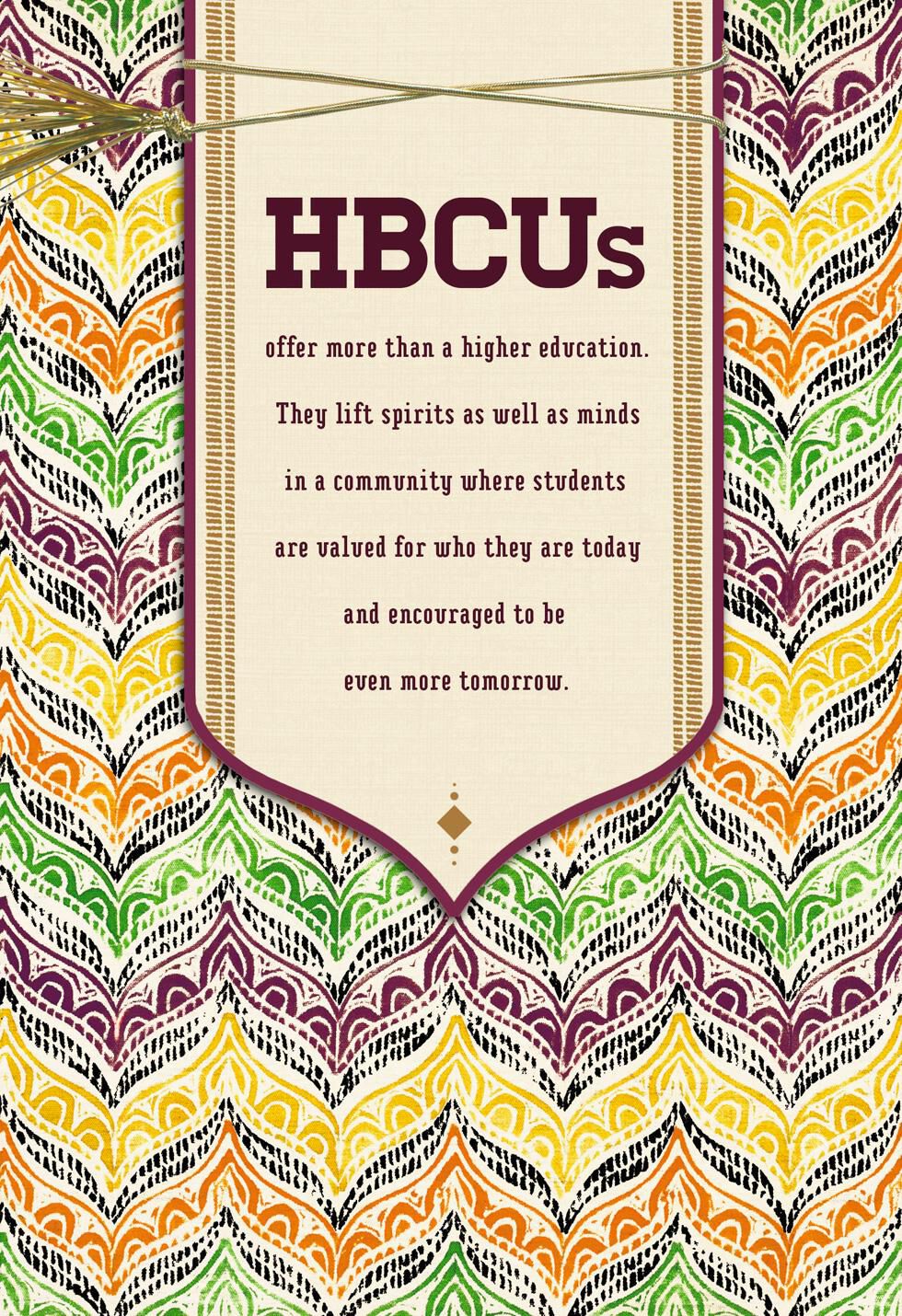 Strong, Proud, Prepared HBCU Graduation Card