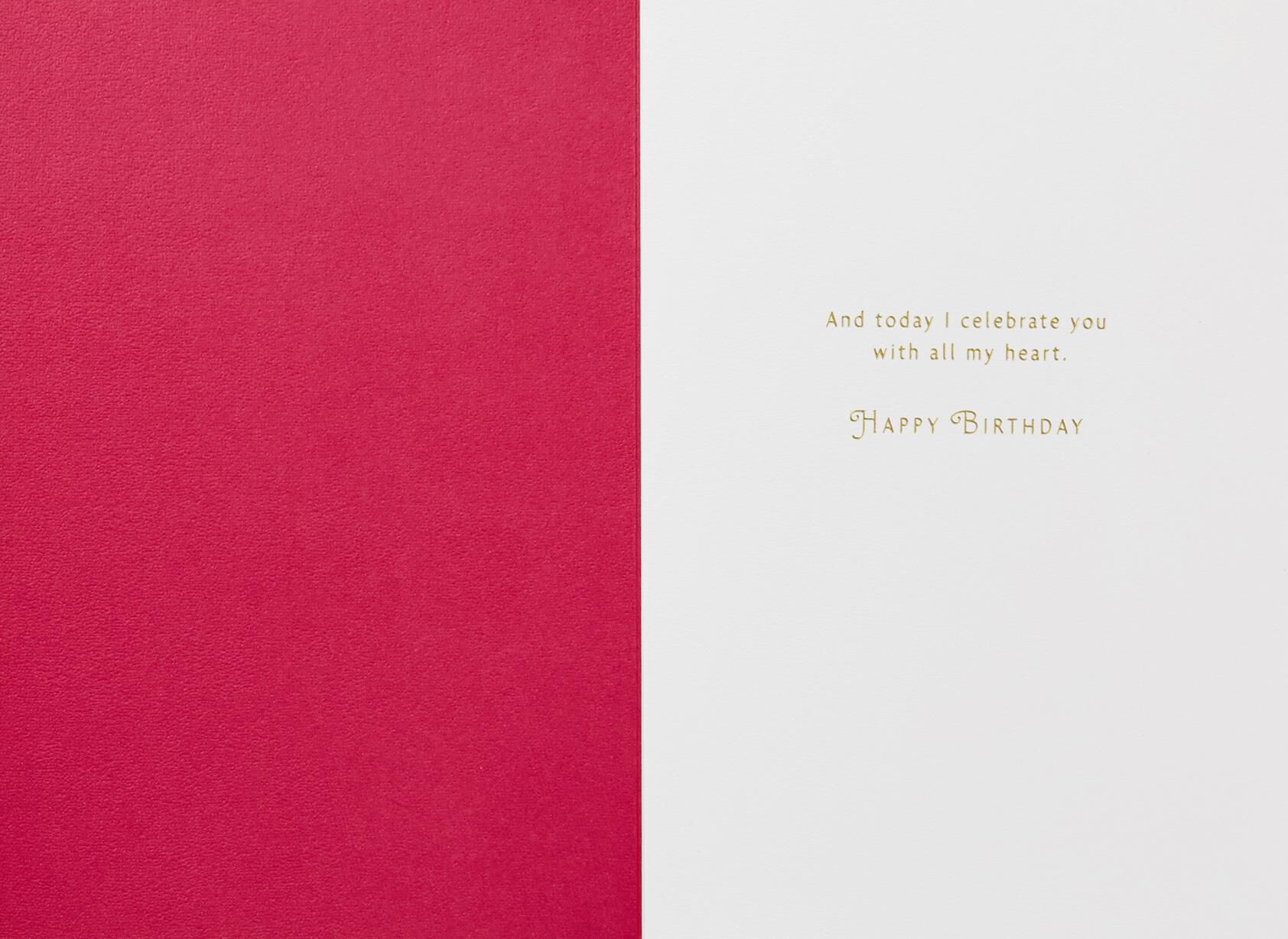 I Love You With All My Heart Birthday Card