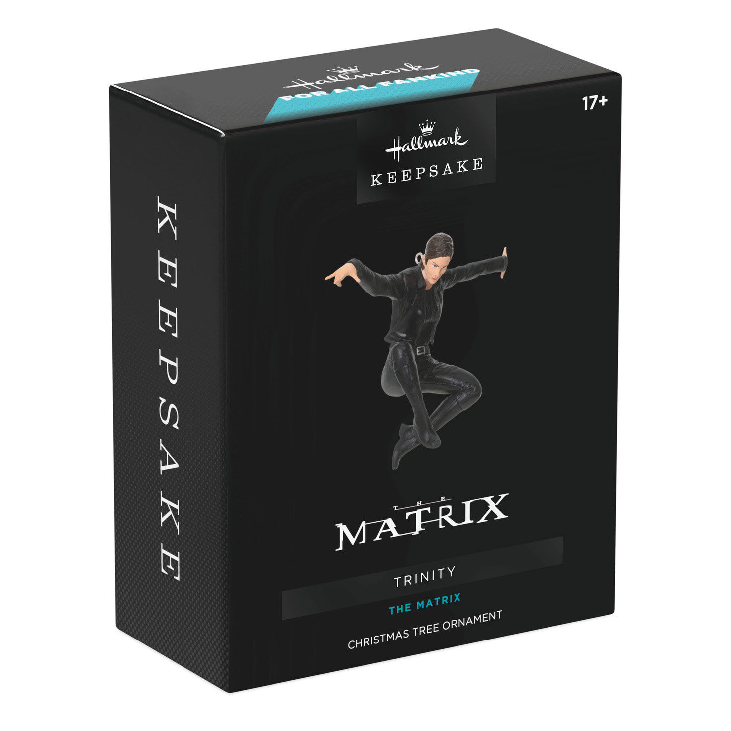Matrix Woman Jumping in Black Keepsake Ornament package front image number 7