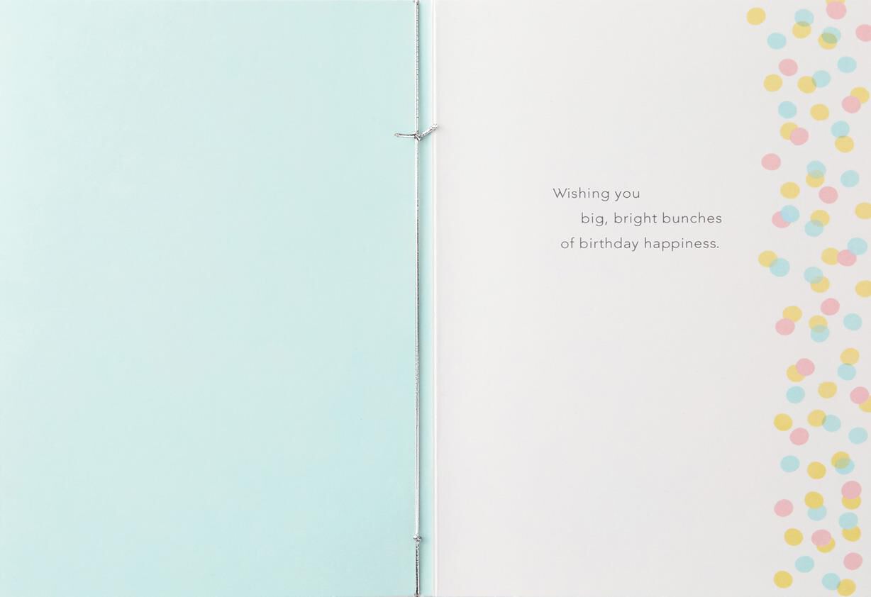 Big Bunches of Happiness Birthday Card