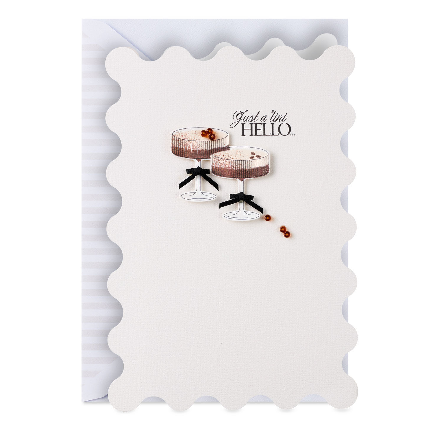 Espresso Martini Blank Thinking of You Card