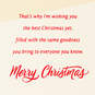 You Bring Goodness to Everyone Christmas Card for Sister, , large image number 3